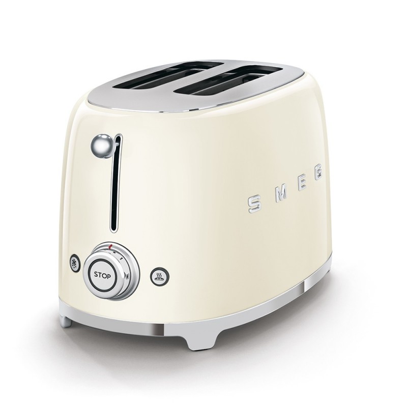 Smeg TSF01CREU Toaster 2 Scheibe(n) 950 W Cremefarben