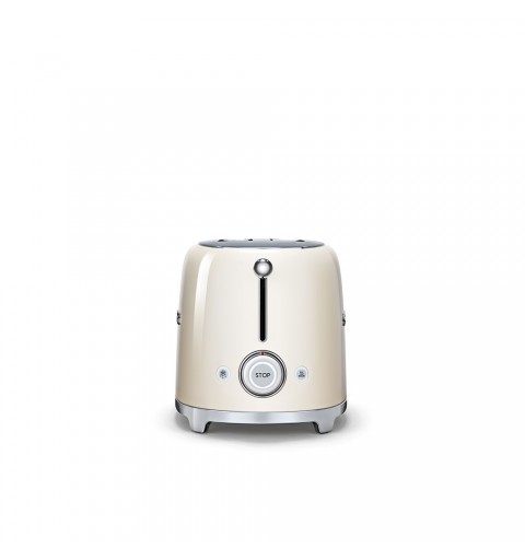 Smeg TSF01CREU Toaster 2 Scheibe(n) 950 W Cremefarben