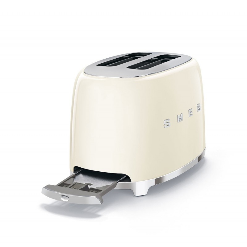 Smeg TSF01CREU Toaster 2 Scheibe(n) 950 W Cremefarben