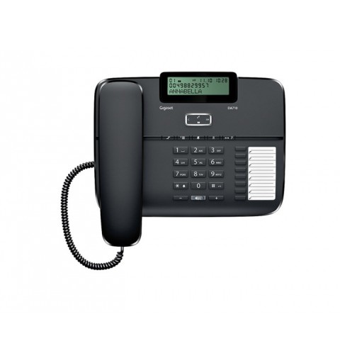 Gigaset DA710 Analog telephone Black