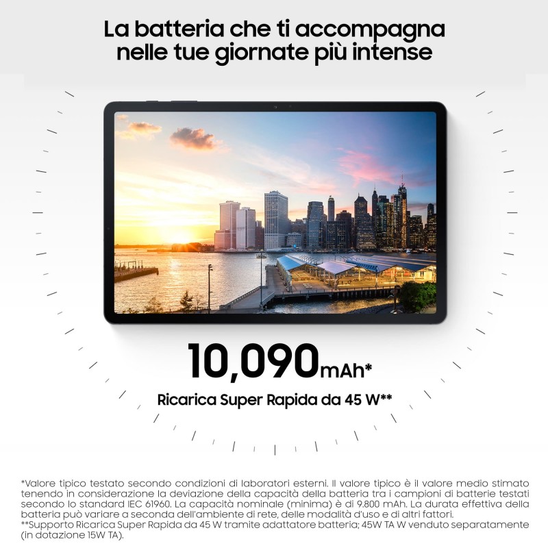 Samsung Galaxy Tab S7 FE SM-T733N 64 GB 31.5 cm (12.4") 4 GB Wi-Fi 6 (802.11ax) Android 11 Black