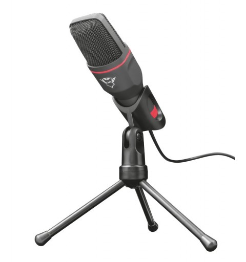 Trust GXT 212 Nero, Rosso Microfono per PC