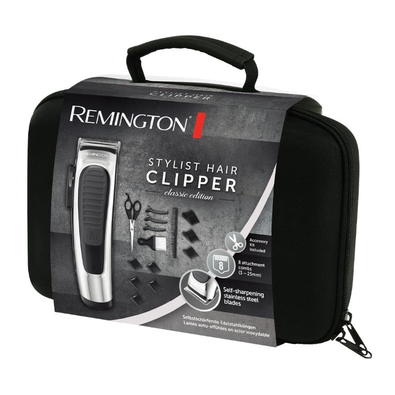Remington HC450 hair trimmers clipper Black, Stainless steel