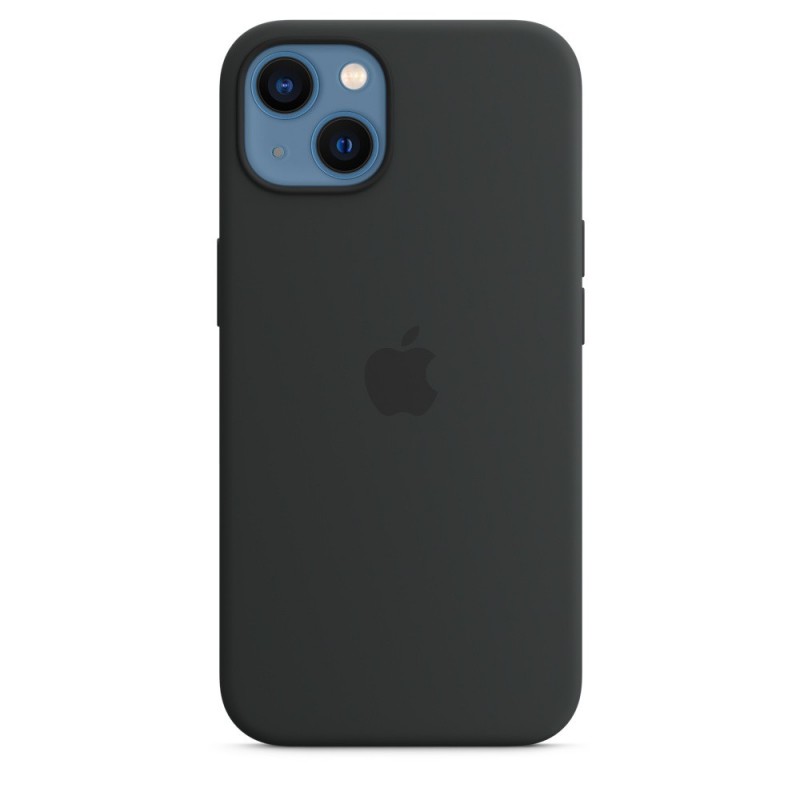 Apple Custodia MagSafe in silicone per iPhone 13 - Mezzanotte
