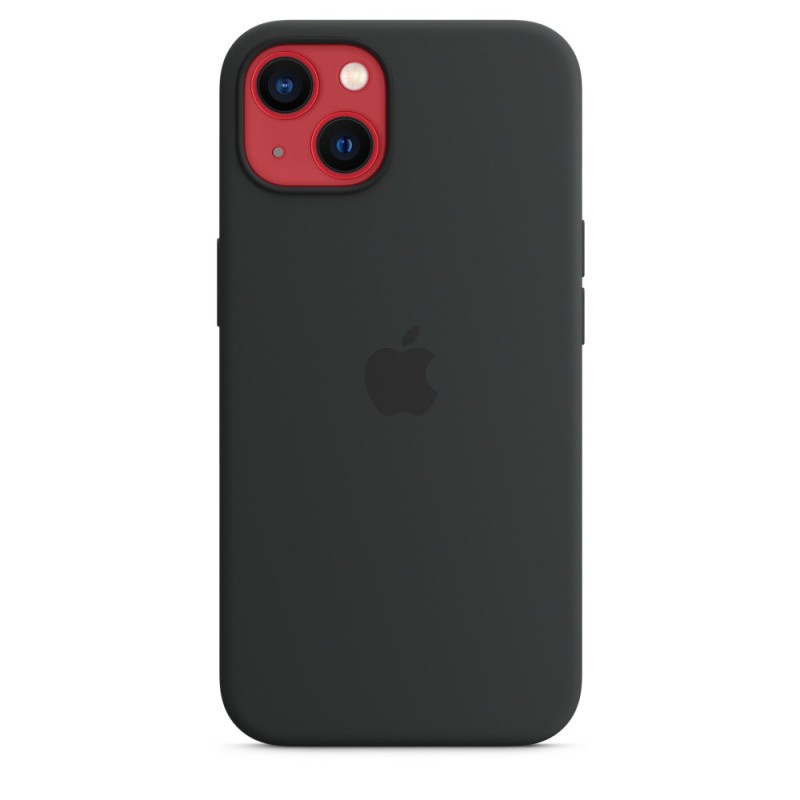 Apple Custodia MagSafe in silicone per iPhone 13 - Mezzanotte
