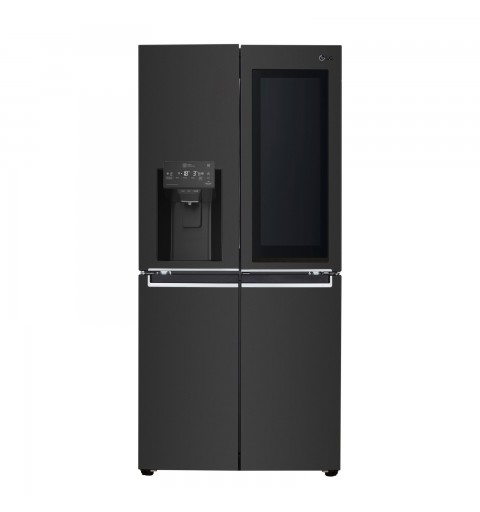 LG InstaView GMX844MCKV frigo américain Autoportante 423 L F Noir