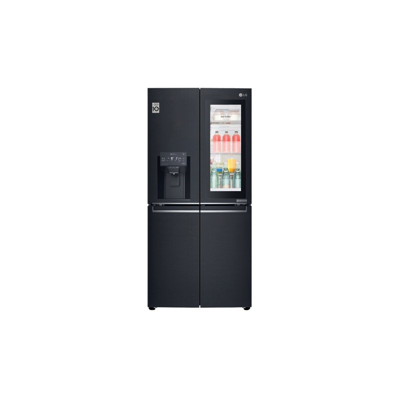 LG InstaView GMX844MCKV frigo américain Autoportante 423 L F Noir