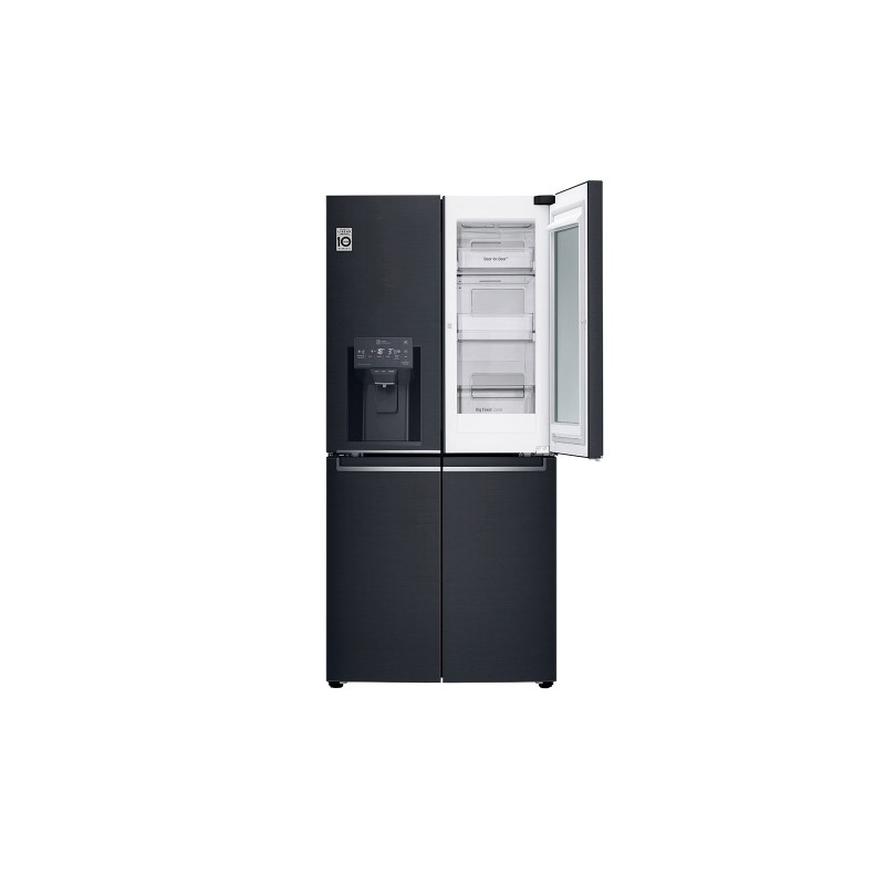 LG InstaView GMX844MCKV frigo américain Autoportante 423 L F Noir