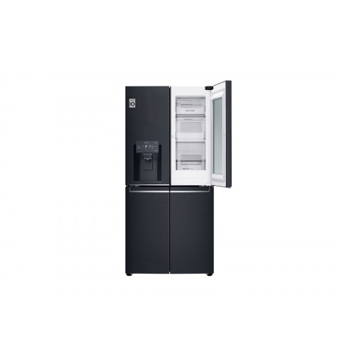 LG InstaView GMX844MCKV frigorifero side-by-side Libera installazione 423 L F Nero