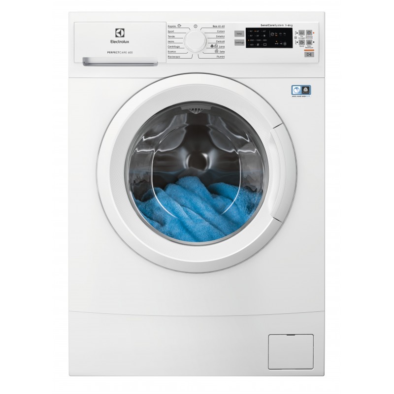 Electrolux EW6S526I machine à laver Charge avant 6 kg 1151 tr min D Blanc