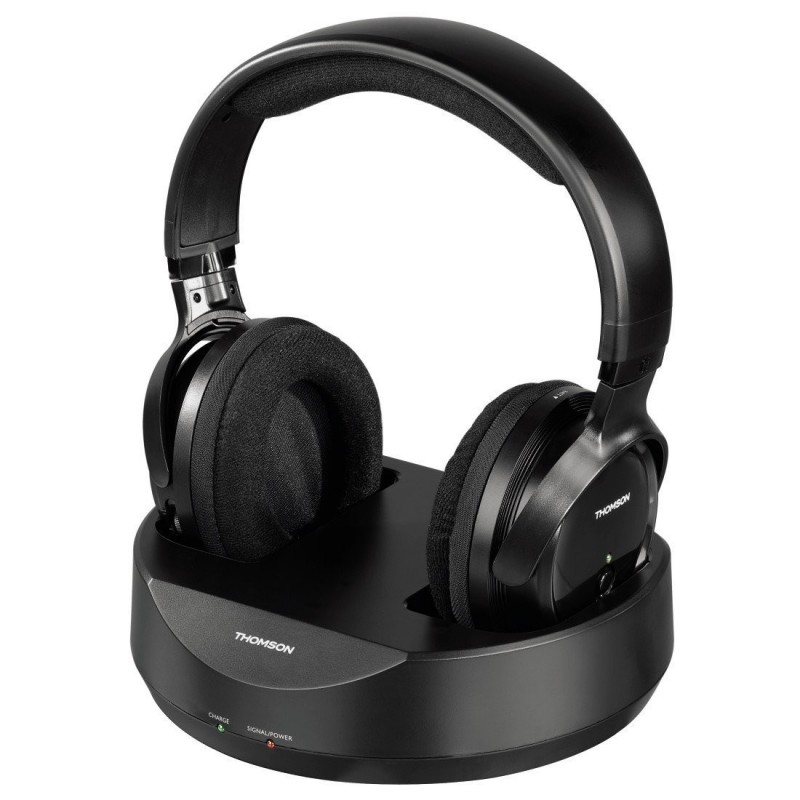 Thomson WHP3001BK Wireless Headphones Head-band Music Black