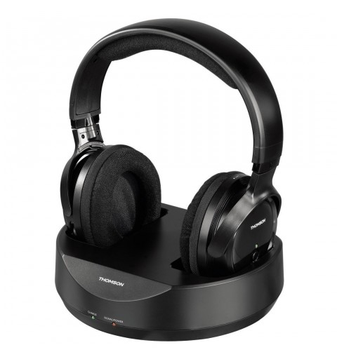 Thomson WHP3001BK Inalámbrico Auriculares Diadema Música Negro