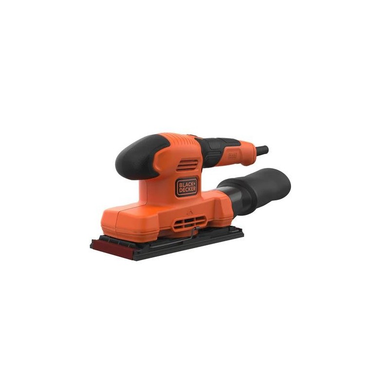 Black & Decker BEW220 Lijadora orbital 14000 RPM Negro, Naranja