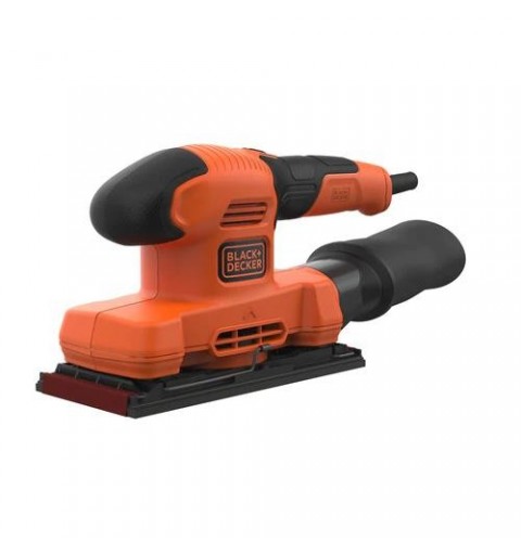 Black & Decker BEW220 Levigatrice orbitale 14000 Giri min Nero, Arancione