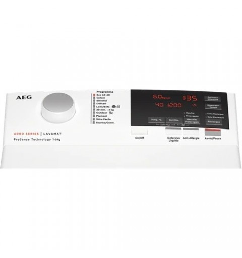 AEG L6TBG623 lavadora Carga superior 6 kg 1151 RPM D Blanco