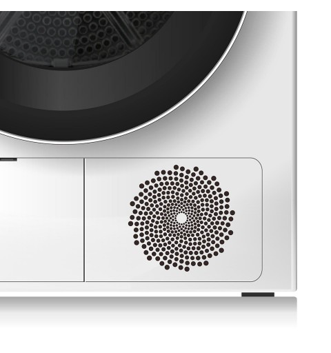 Midea MDK8A3 asciugatrice Libera installazione Caricamento frontale 8 kg A Nero, Bianco