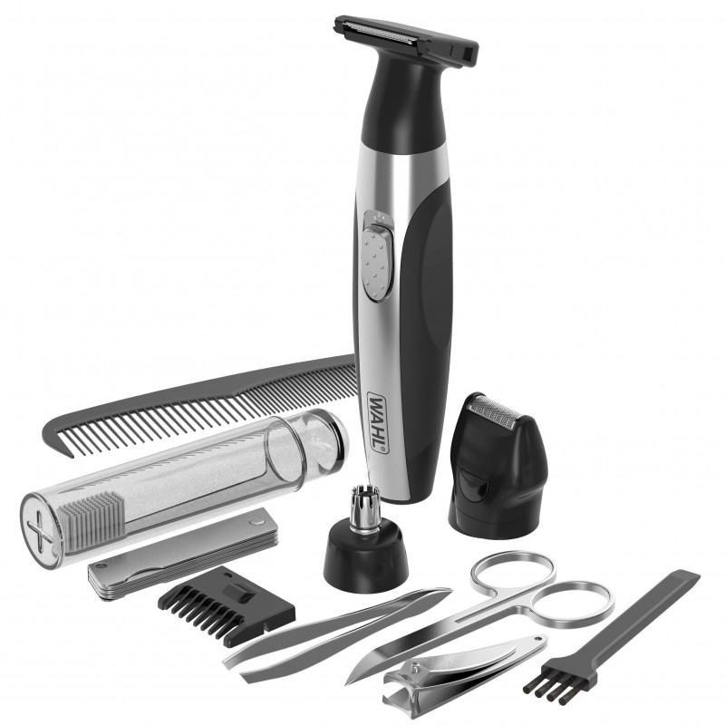 Wahl Travel Kit Deluxe Nero, Acciaio inossidabile