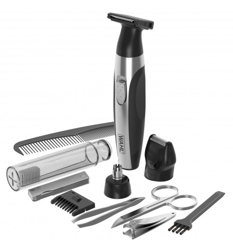 Wahl Travel Kit Deluxe Black, Stainless steel