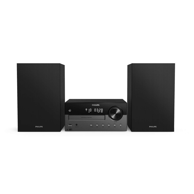 Philips TAM4505 12 ensemble audio pour la maison Système micro audio domestique 60 W Noir, Gris