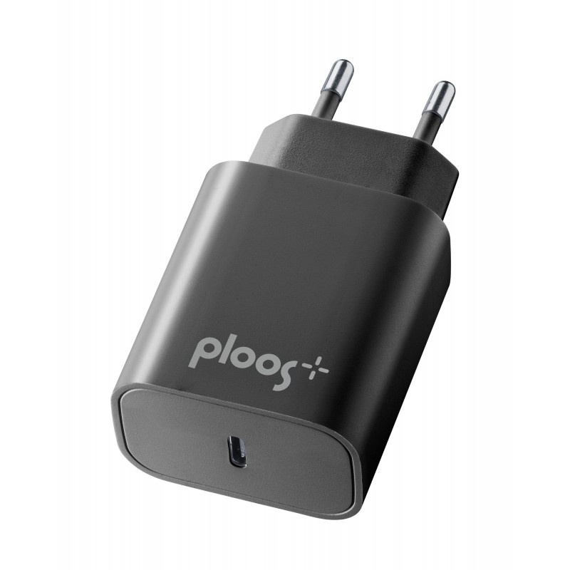 PLOOS - USB-C ADAPTER 20W - Universal Caricabatterie da rete 20W Nero