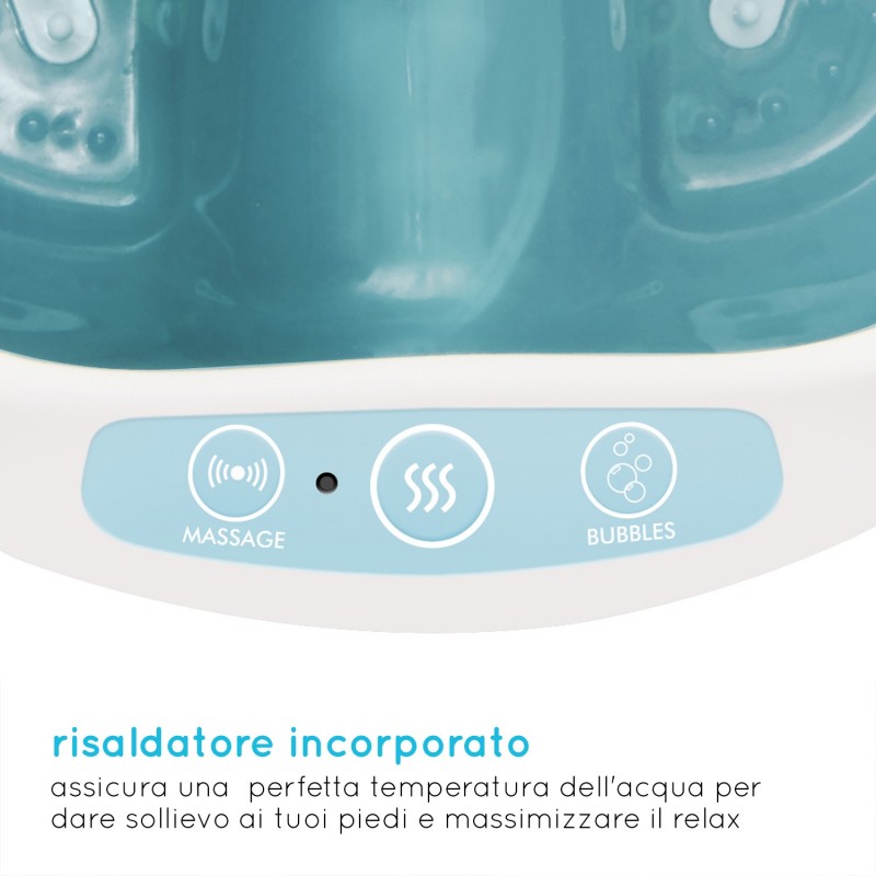 HoMedics FS-250-EU bain de pieds Bleu, Blanc