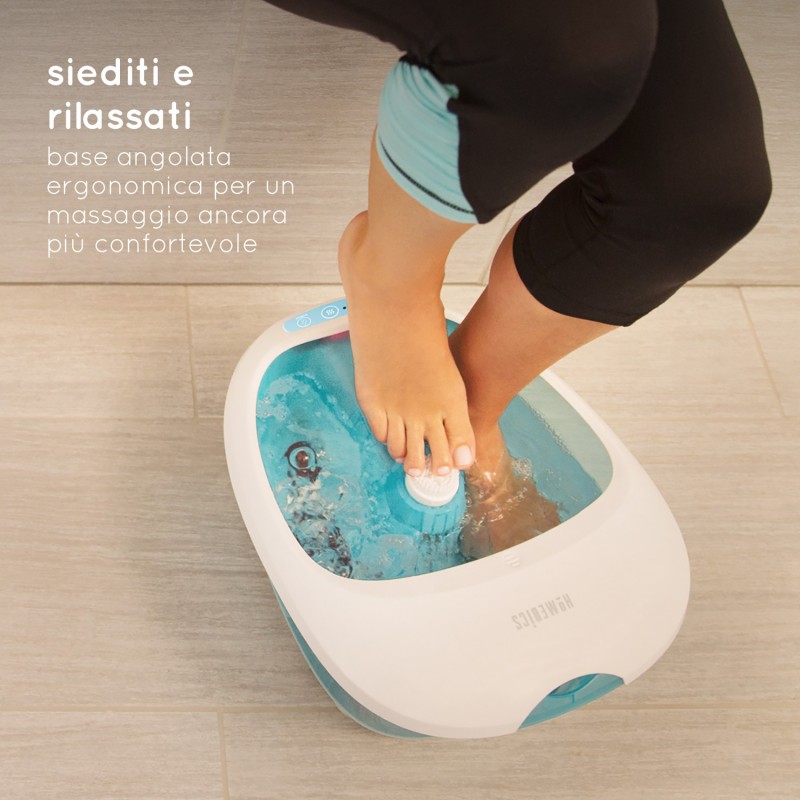 HoMedics FS-250-EU bain de pieds Bleu, Blanc