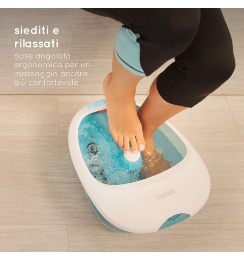 HoMedics FS-250-EU bain de pieds Bleu, Blanc