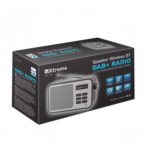 Xtreme 33191 Radio portable Analogique Noir