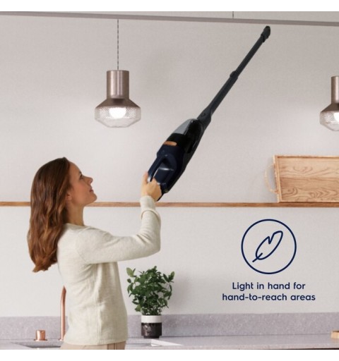 Electrolux WQ71-P50IB aspiradora de pie y escoba eléctrica Sin bolsa 0,3 L Negro, Azul