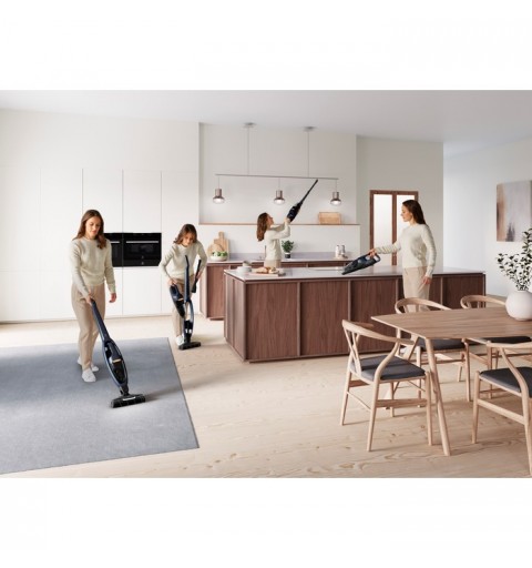 Electrolux WQ71-P50IB aspiradora de pie y escoba eléctrica Sin bolsa 0,3 L Negro, Azul