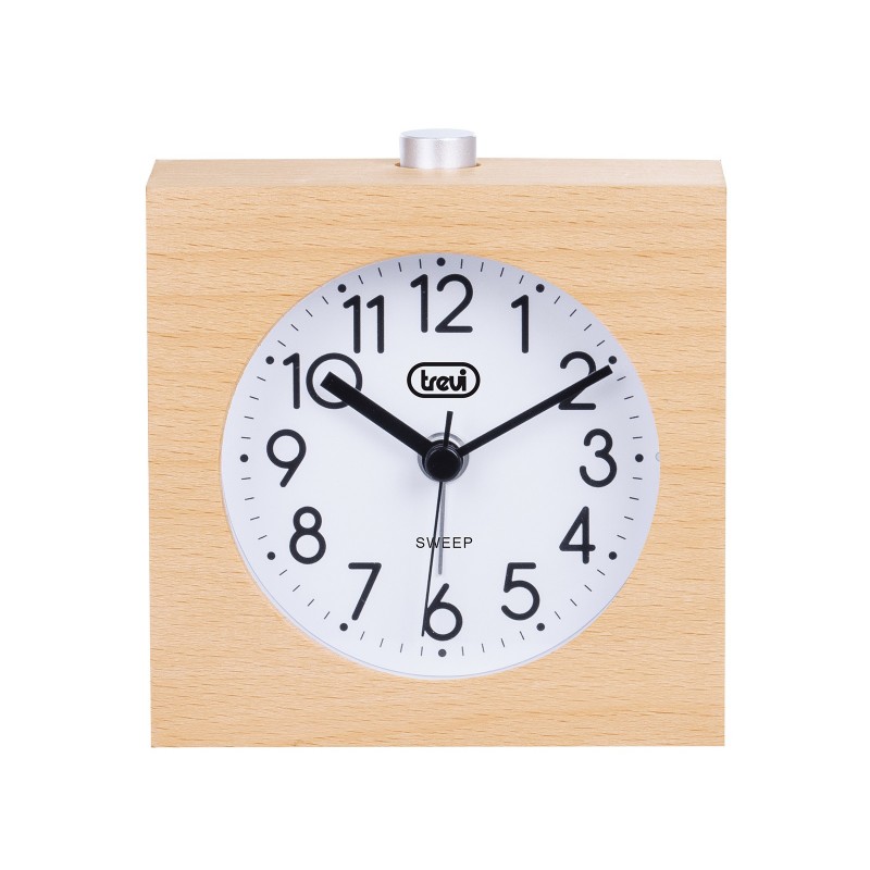 Trevi SL 3840 Reloj despertador analógico Madera