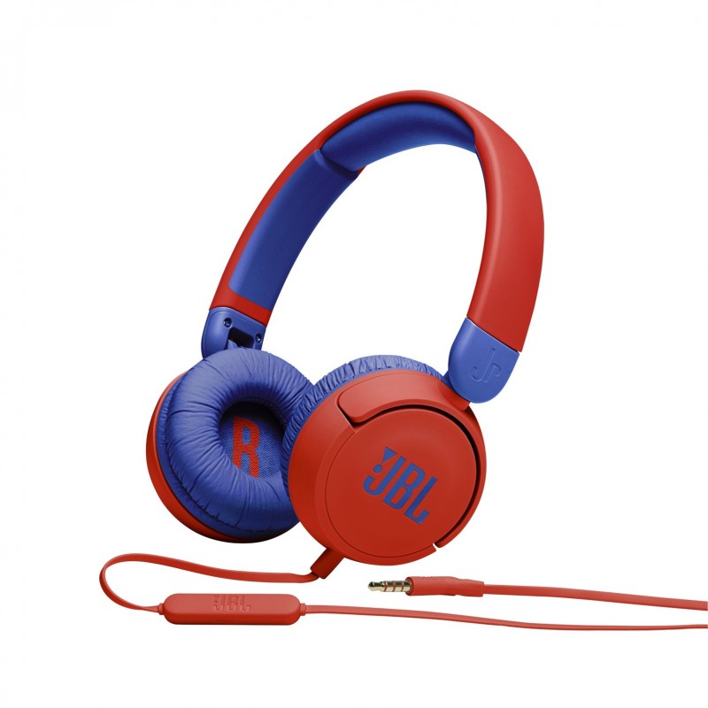 JBL JR310 Cuffie Cablato A Padiglione MUSICA Rosso