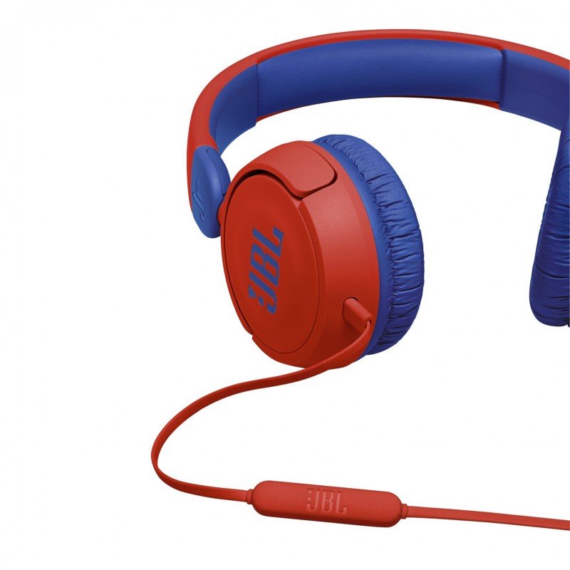 JBL JR310 Cuffie Cablato A Padiglione MUSICA Rosso