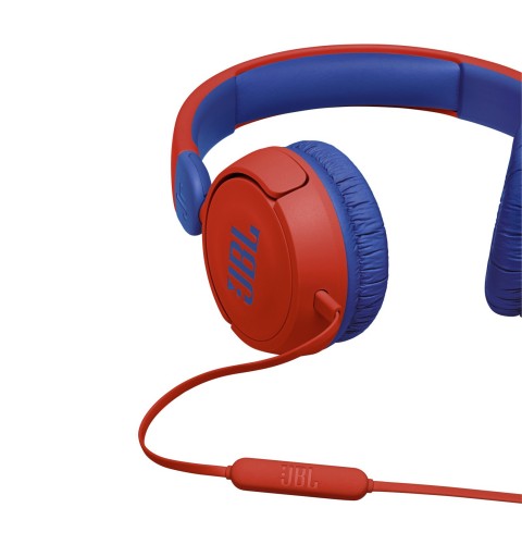 JBL JR310 Cuffie Cablato A Padiglione MUSICA Rosso