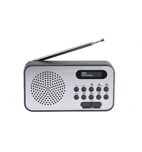 Thomson RT225DAB radio Personale Digitale Nero, Metallico