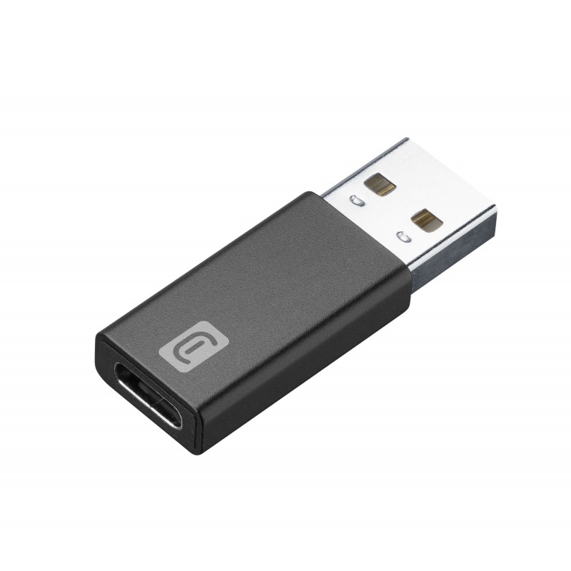 Cellularline USB to USB-C adapter Converts the USB port to USB-C Black