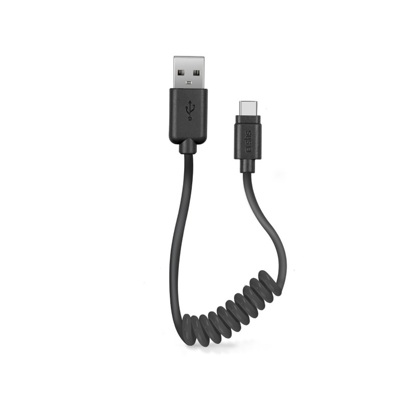 SBS TECABLETYPCSK cable USB 0,5 m USB 2.0 USB A USB C Negro