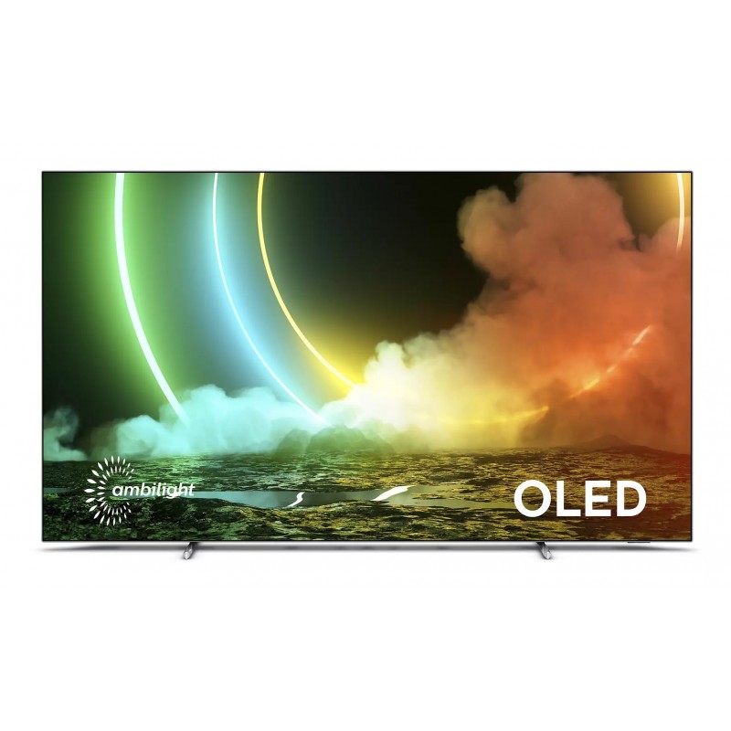 Philips 65OLED706 12 TV 165.1 cm (65") 4K Ultra HD Smart TV Wi-Fi Silver