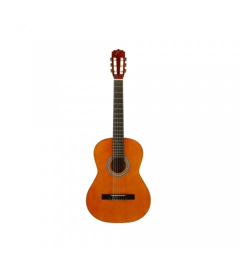 Oqan QGC-25 Akustikgitarre Klassisch 6 Saiten Schwarz, Holz