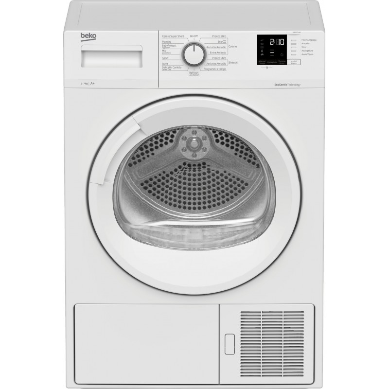 Beko DRXS712W secadora Independiente Carga frontal 7 kg A+ Blanco