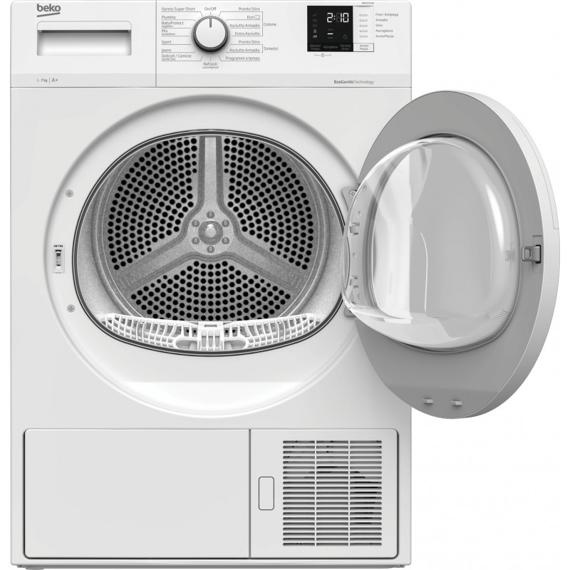 Beko DRXS712W asciugatrice Libera installazione Caricamento frontale 7 kg A+ Bianco