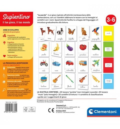 Clementoni Montessori 16362 juego educativo