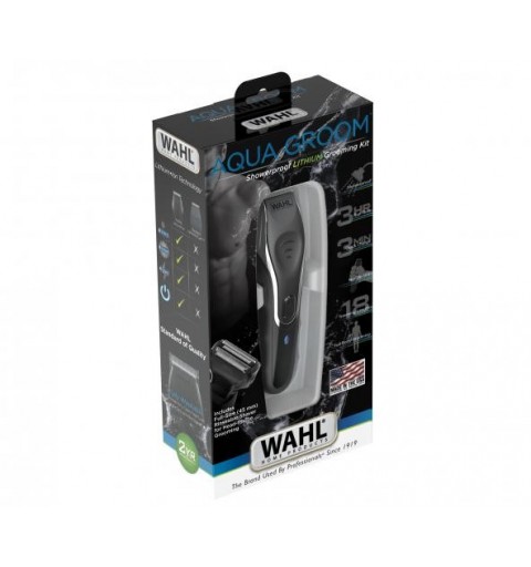 Wahl Aqua Groom Black, Silver