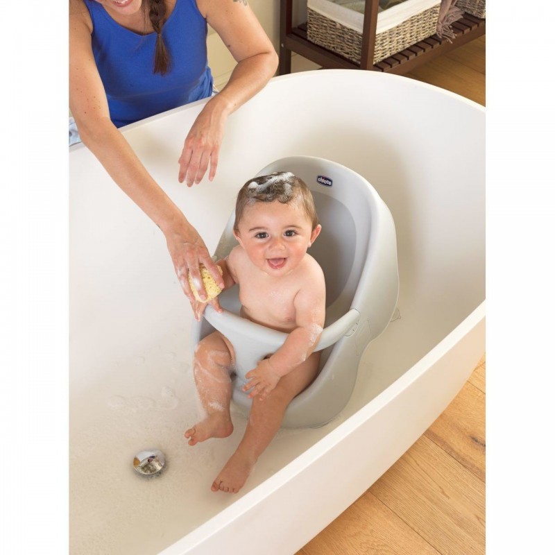 Chicco Bubble Nest asiento de baño para bebés Niño niña Gris