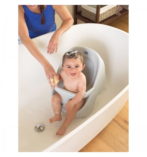 Chicco Bubble Nest seggiolino per bambino per il bagno Ragazzo Ragazza Grigio