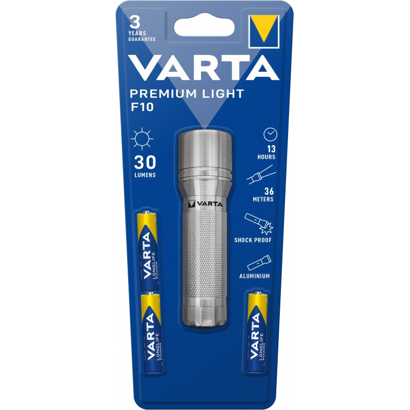 Varta Premium LED Light 3AAA Aluminium Hand-Blinklicht