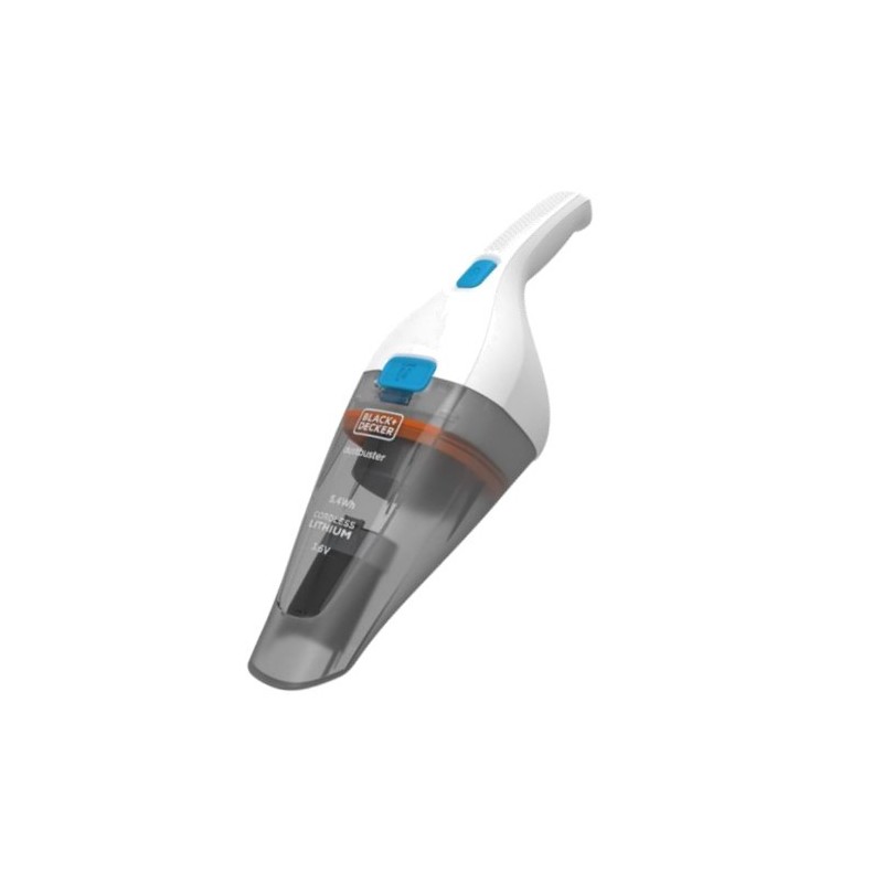 Black & Decker NVC115JLEW aspirapolvere senza filo Grigio, Bianco Senza sacchetto