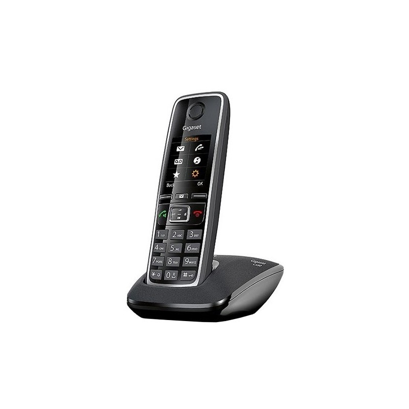 Gigaset C 530 DECT-Telefon Anrufer-Identifikation Schwarz