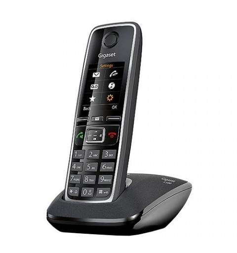 Gigaset C 530 DECT-Telefon Anrufer-Identifikation Schwarz