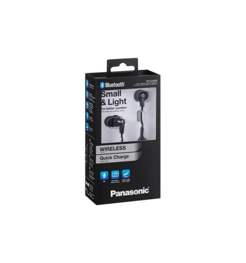 Panasonic RP-NJ300BE-K headphones headset Wireless In-ear Calls Music Bluetooth Black